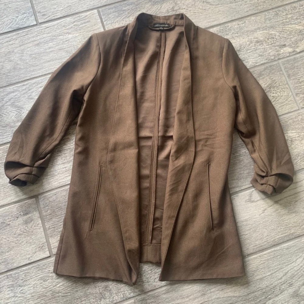 Brown blazer